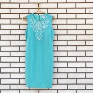 Carmen by Carmen Marc Valvo Mint Jewel Dress